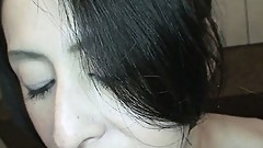 A shower a bath, a blowjob and a good bed fuck for the Asian mature lady Nobuko Tachikawa