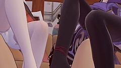 Yae Miko x Raiden Shogun Genshin moms