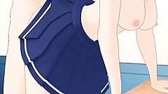 A single mother comes home from an office party early and unwittingly surprises the teenage babysitter frigging herself