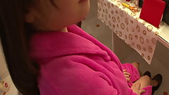 Japanese MILF gets filmed backstage before photoshoot